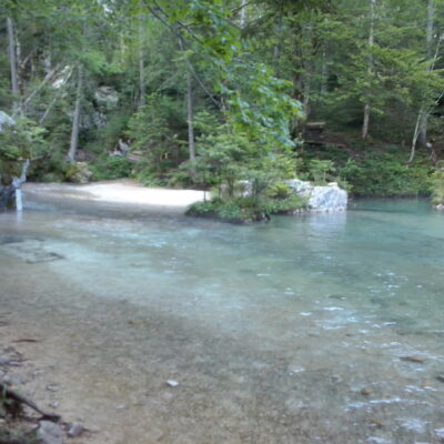 Kamniška bistrica Place to cool off in hot summer day or just to relax in nature