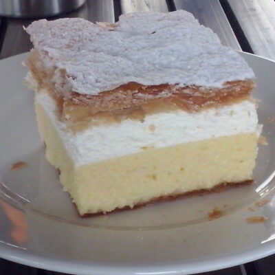 Kremšnita Bled Famous desert of Bled