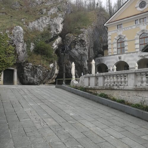 Entrance / Exit point of the Postojna Cave